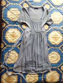 Juta vestito grigio elegante 