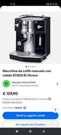 Macchina caffè De longhi ec820