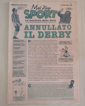 MAI DIRE SPORT n. 1 (1992) RARO
