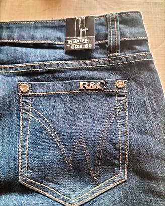 N. 2 jeans da uomo nuovi taglia 50