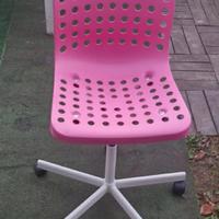 Sedia rosa ikea