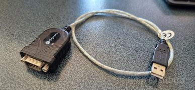 Cavo Adattatore seriale USB a RS232 DB9 1 porta Ma