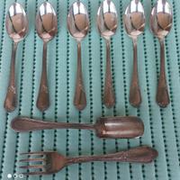 Cucchiaini caffè (6) - ARGENTO - "Auerhahn 90"