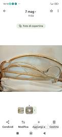 Letto in ottone vintage
