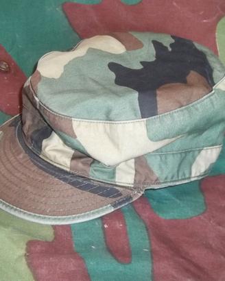 Us Army Poplin Woodland Patrol Cap