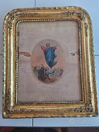 Litografia devozionale, metà XIX secolo