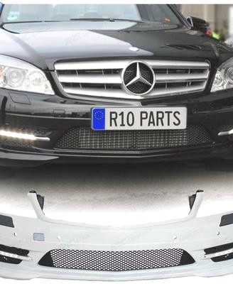 PARAURTI ANTERIORE PER MERCEDES W204 07-11 LOOK AM