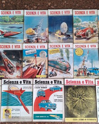 SCIENZA E VITA LOTTO DI 22 MENSILI ANNI '50