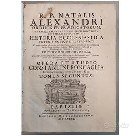 Historia Ecclesiastica di Natalis Alexandri  1740