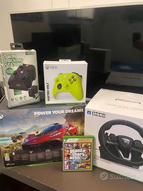 BUNDLE XBOX SERIE X + VOLANTE + LEGGI DESCRIZIONE