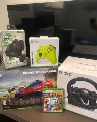 BUNDLE XBOX SERIE X + VOLANTE + LEGGI DESCRIZIONE