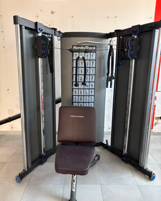 macchina da palestra più panca