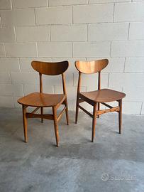 Sedie Vintage Design Scandinavo Anni 60
