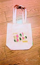 Borsa in tela rosa Monella Vagabonda vintage Y2K