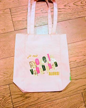 Borsa in tela rosa Monella Vagabonda vintage Y2K