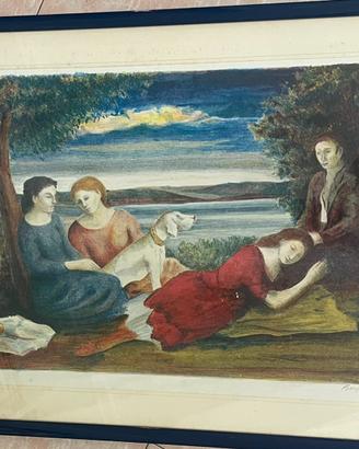 Domenico purificato litografia quadro