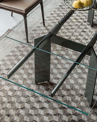 Cattelan, tavolo cristallo mod. Elan