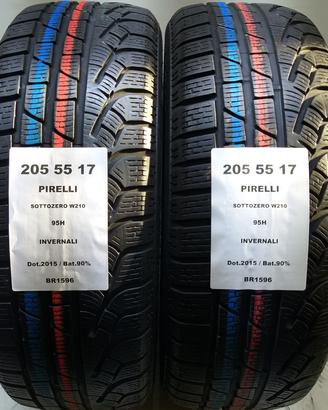2 GOMME 205 55 17 PIRELLI BR1596