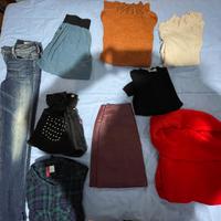in stock più di 40 capi d’abbigliamento