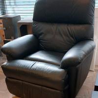 Poltrona in pelle