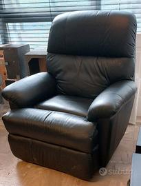 Poltrona in pelle