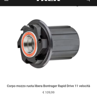 Corpo mozzo ruota libera Bontrager rapid drive 11v