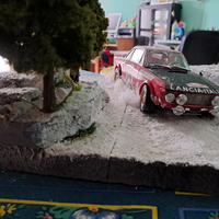 Diorama Lancia Fulvia Montecarlo 1972