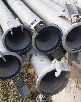 Tubi zincati diametro 80 lunghezza 5 mt