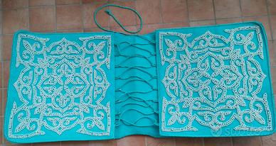 Bisaccia o Alforja decorativa del Kazakistan