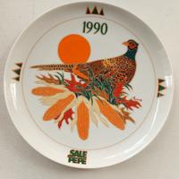 Piatto Ceramica Scherzer Bavaria Guido Rosa  1990 