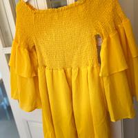 Vestito Mare Shein Giallo Sole