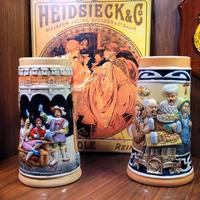 Coppia Boccali tedeschi Vintage anni 80,  da birra