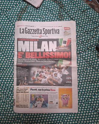 Quotidiano La Gazzetta dello sport- 8 Maggio 2011