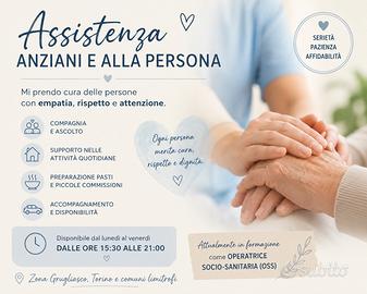 Assistenza anziani / assistenza alla persona