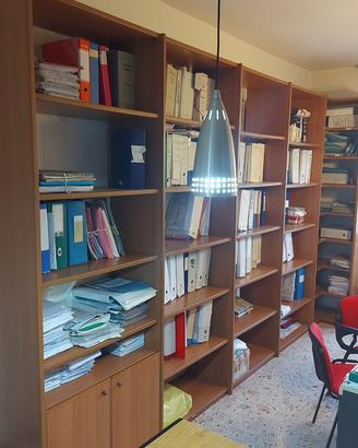 Librerie legno massello noce