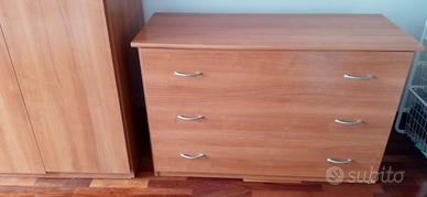 cassettiera e comodini