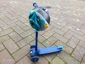monopattino per bambini  + casco