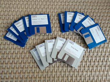 Set dischi ORIGINALI Amiga Workbench 1.3 / Extras-