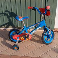 bici bambino spiderman