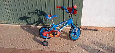 bici bambino spiderman