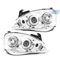 FARI OPEL CORSA C 00-06 ANGEL EYES FONDO CROMATO