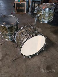 Batteria Rogers Holiday Black Strata anni 60