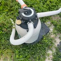 Filtro a sabbia e decespugliatore