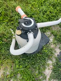 Filtro a sabbia e decespugliatore