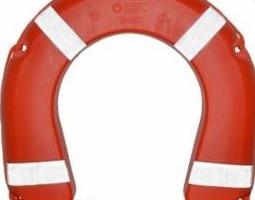 Salvagente a ferro di cavallo omologato