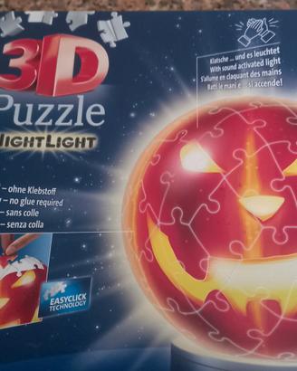 Puzzle 3 D con luce