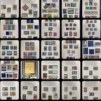 30 cartelle di francobolli misto alto valore