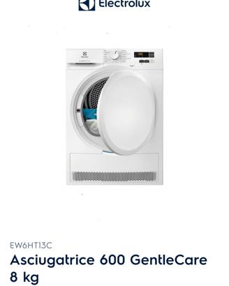 Asciugatrice Electrolux 8kg