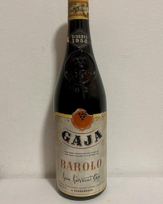 Barolo Gaja Riserva 1958