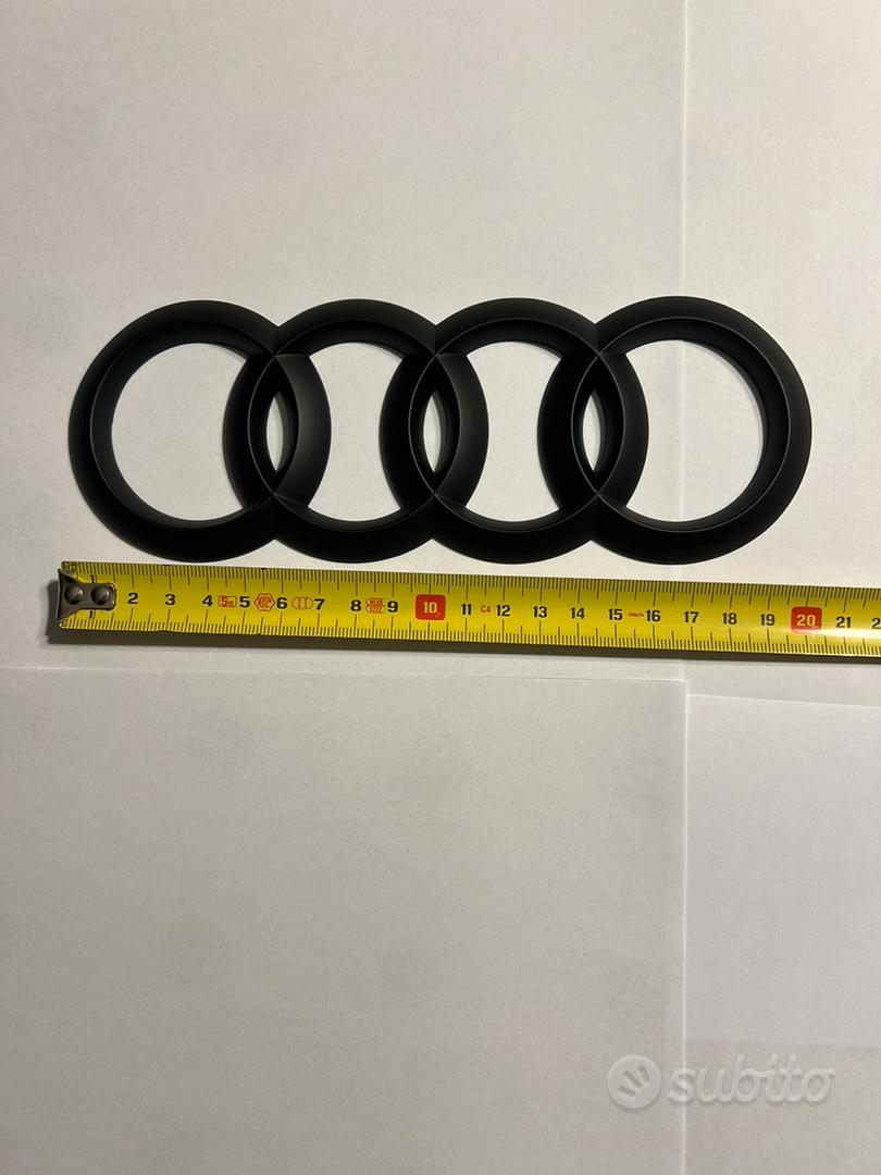 Logo emblema audi q3 q5 nero opaco - Accessori Auto In vendita a Lucca